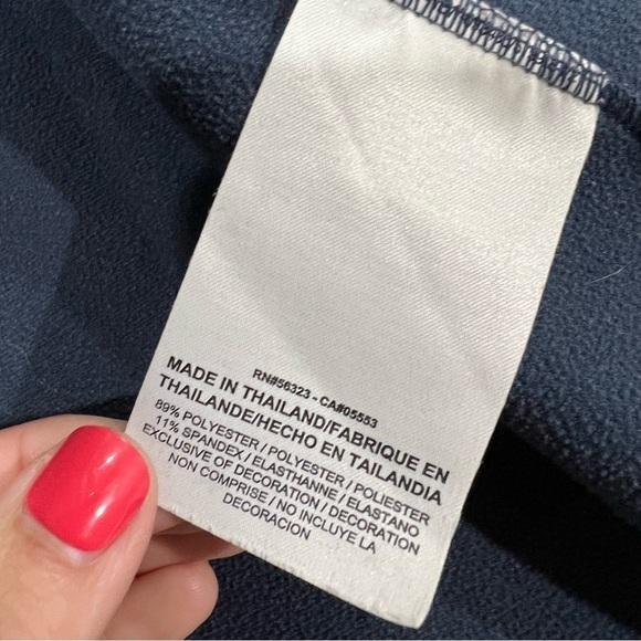 Nike Women’s Therma Core Warm Full Zip Hoodie Blue Size Medium - Picture 6 of 11